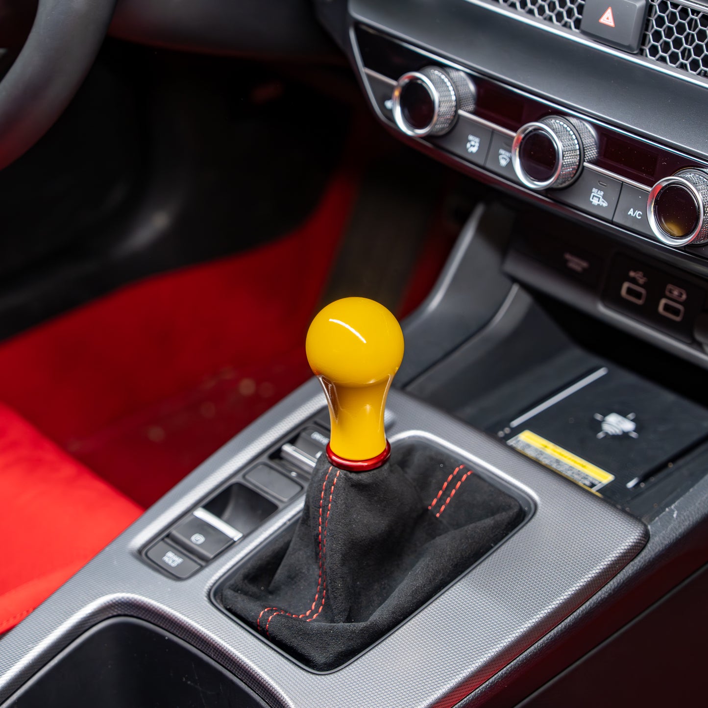 Billetworkz Weighted Shift Knob - 6 Speed JDM Type R w/Custom Number Engraving - Honda Type R