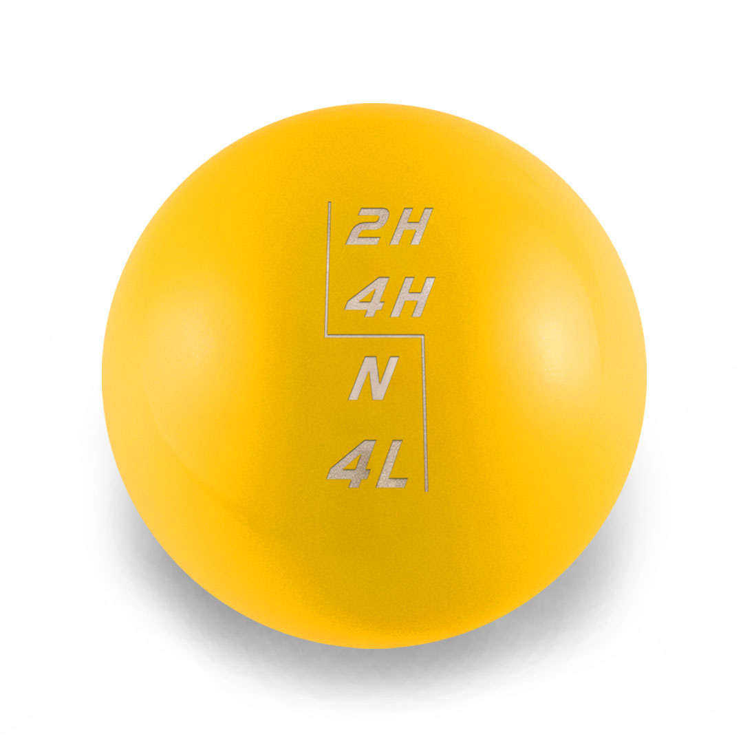 Billetworkz Jeep Transfer Case Knob - Weighted Velocity Engraving