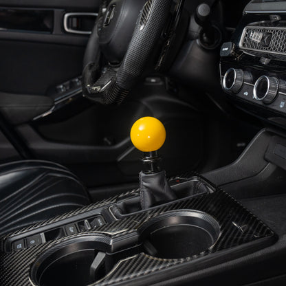 Billetworkz Weighted Automatic Shifter - Gloss Yellow - Honda Civic (2012–2026)