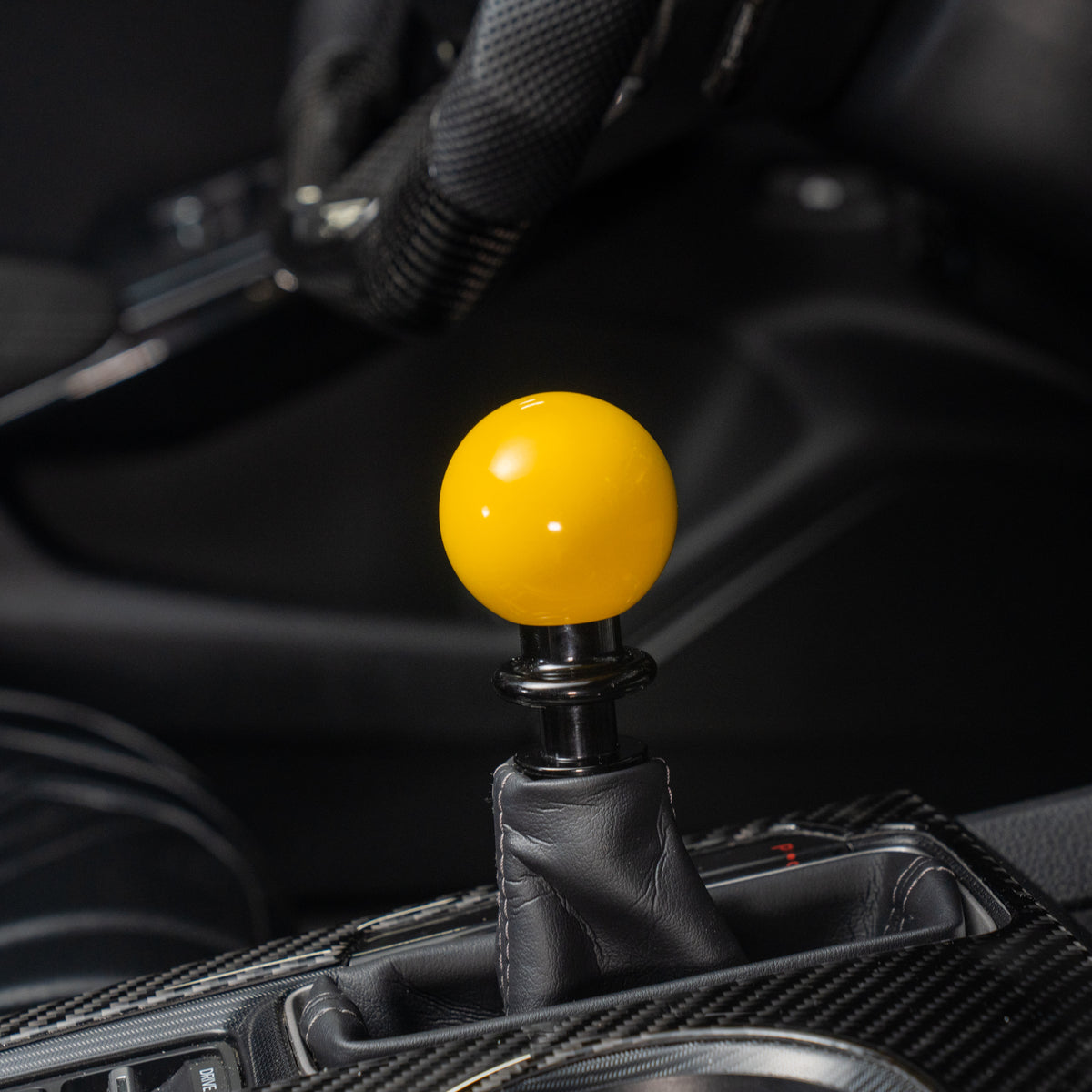 Billetworkz Weighted Automatic Shifter - Gloss Yellow - Honda Civic (2012–2026)