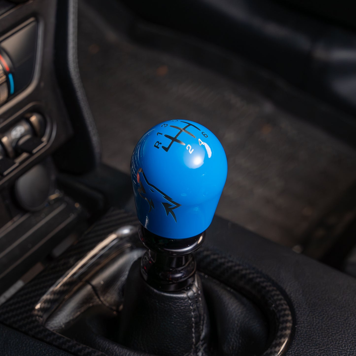 Billetworkz Weighted Shift Knob - Coyote Engraving - Ford Mustang (2015+)