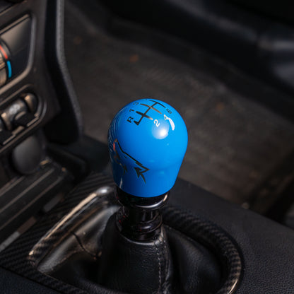Billetworkz Weighted Shift Knob - Coyote Engraving - Ford Mustang (2015+)