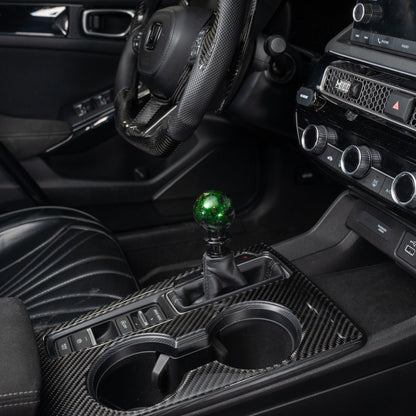 Billetworkz Automatic Shifter - Green Cosmic Space - Honda Civic (2012–2026)