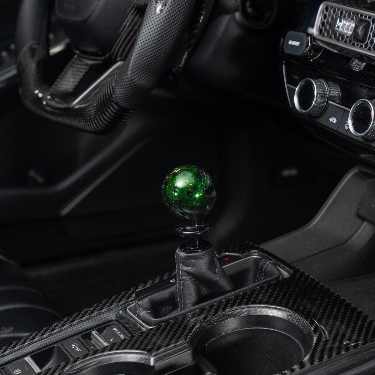 Billetworkz Automatic Shifter - Green Cosmic Space - Honda Civic (2012–2026)