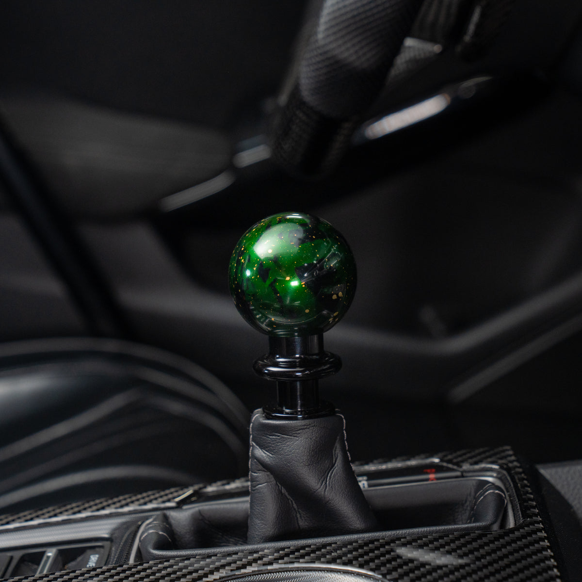 Billetworkz Automatic Shifter - Green Cosmic Space - Honda Civic (2012–2026)