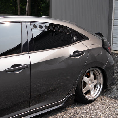 Billetworkz Window Vents Honda Civic Hatch/Type R 2016+