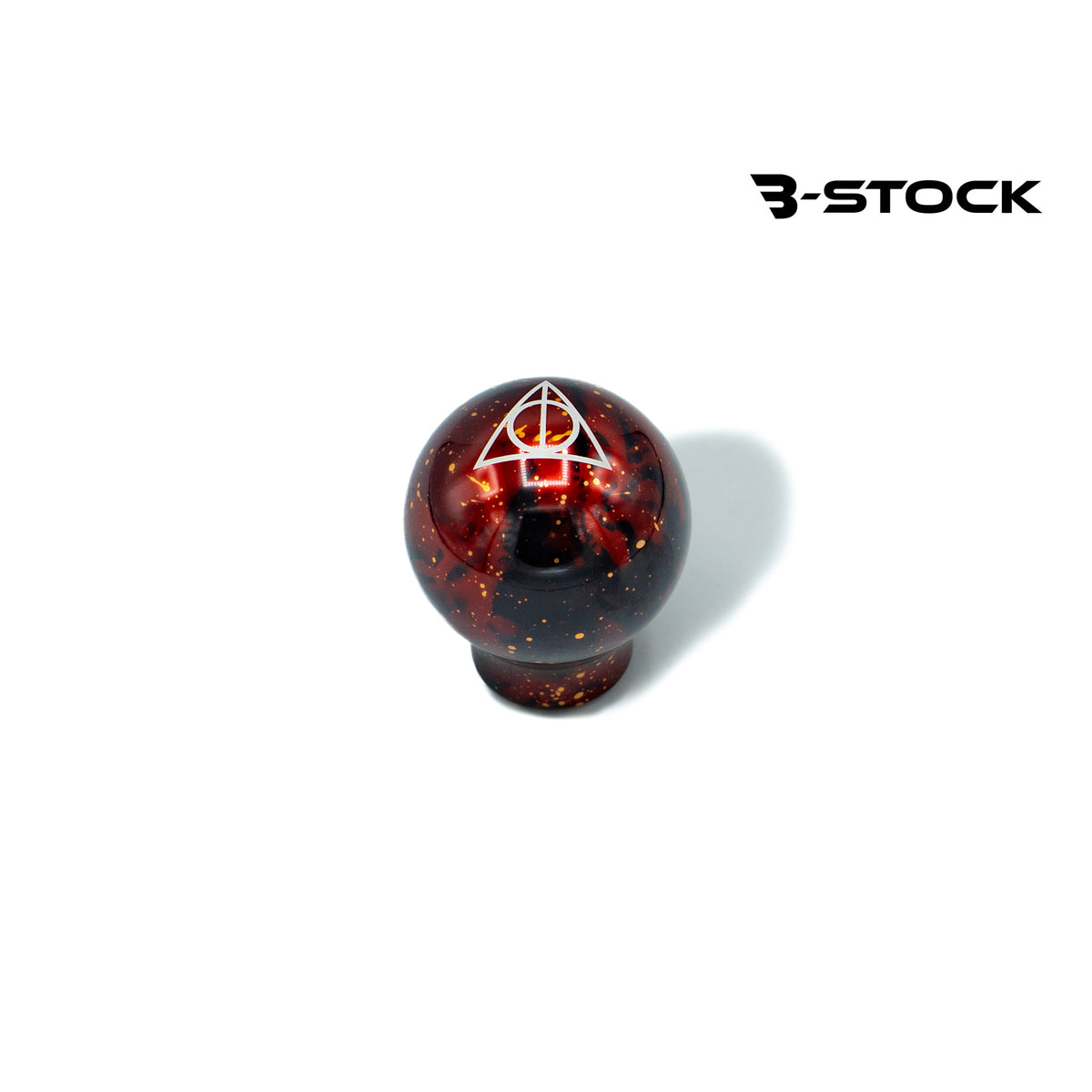 B-Stock Anodized Shift Knob – Lightbulb – Red Cosmic Space - Deathly Hallows