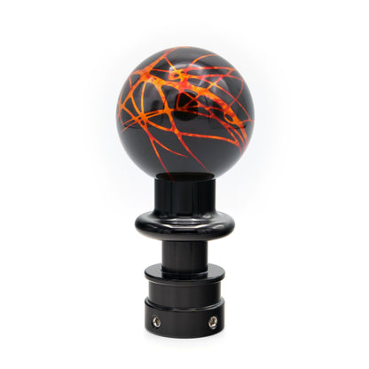 Billetworkz Automatic Shifter - Black w/Fire Splash - Honda Civic (2012–2025 | 9th, 10th & 11th Gen)