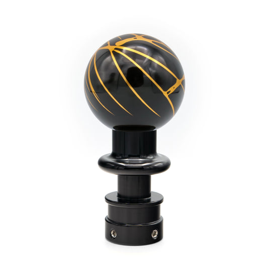 Billetworkz Automatic Shifter - Black w/Gold Splash - Honda Civic (2012–2025 | 9th, 10th & 11th Gen)