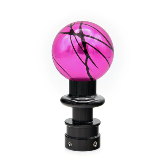 Billetworkz Automatic Shifter - Pink w/ Black Splash - Fits Chevrolet Trailblazer (2002-2009)