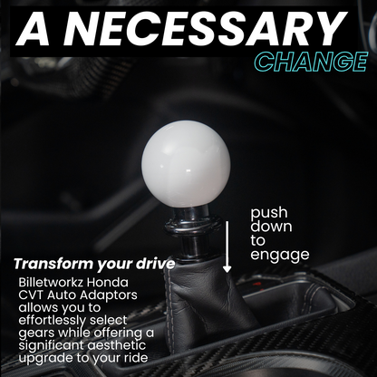 Billetworkz Honda Civic CVT Shift Knob Adapter (2016–2025 | 10th & 11th Gen)