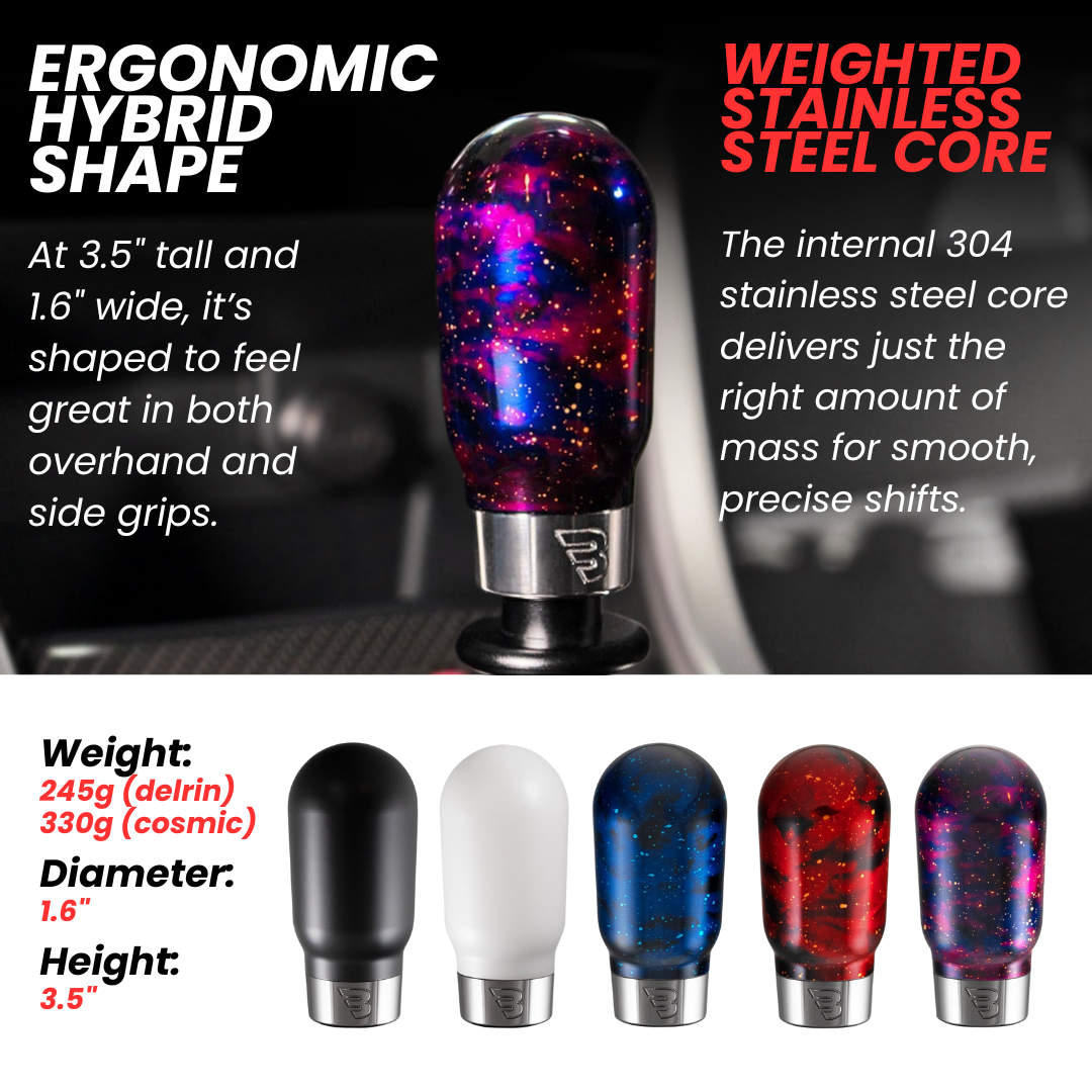 Billetworkz "Hybrid" Shift Knob - Fits Chevy SS Automatic 2014-2017