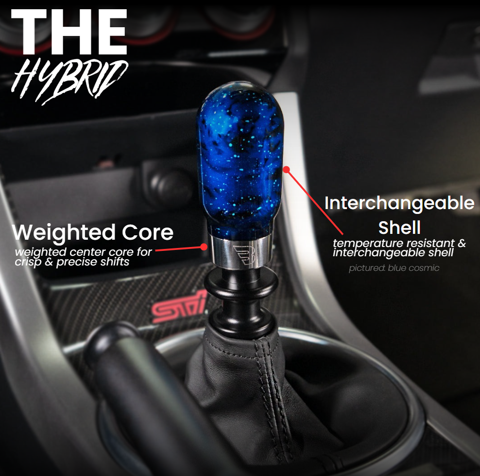 Billetworkz "Hybrid" Shift Knob - Subaru 6-Speed