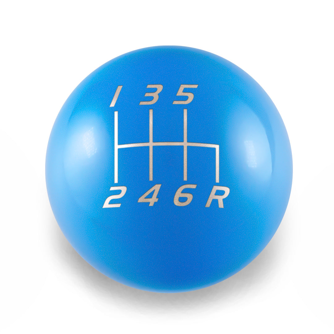 Billetworkz Weighted Shift Knob - 6 Speed Velocity Engraving - Subaru STI
