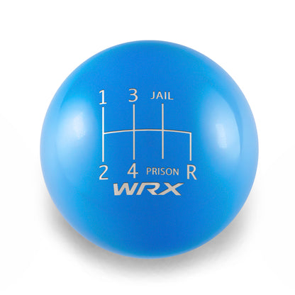 Billetworkz Weighted Shift Knob - 6 Speed WRX Jail-Prison Engraving - Subaru WRX 2015-2026