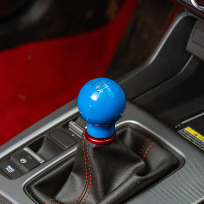 Billetworkz Weighted Shift Knob - 6-Speed Velocity Engraving for Honda
