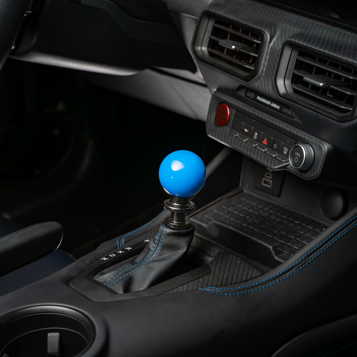 Billetworkz Automatic Shifter - Grabber Blue - Ford Mustang (2015-2025)