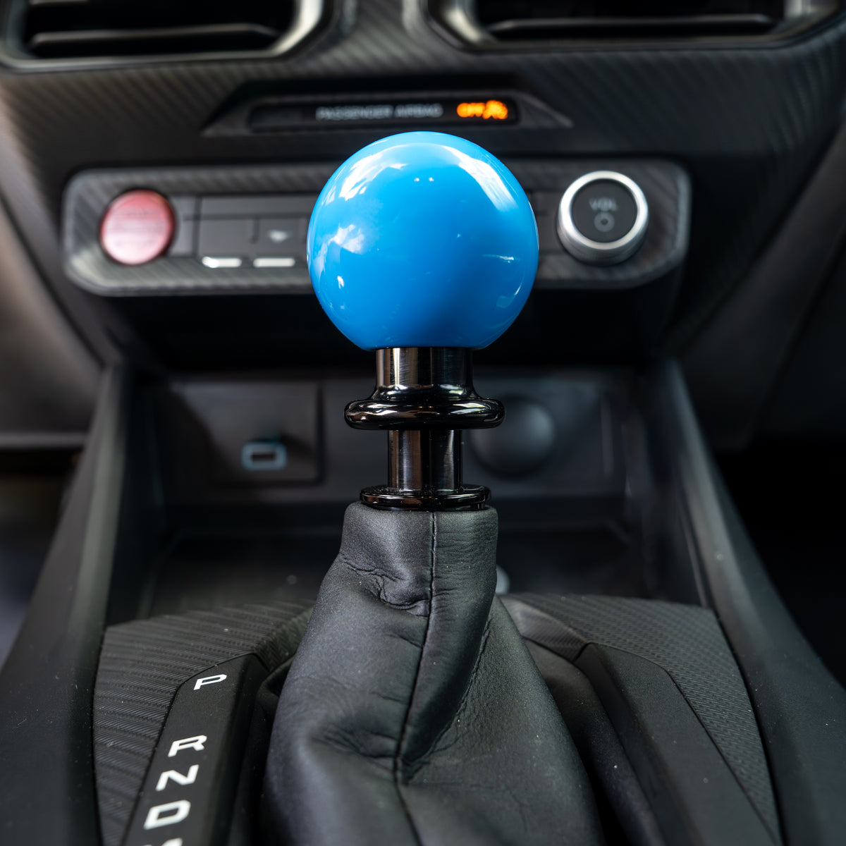 Billetworkz Automatic Shifter - Grabber Blue - Ford Mustang (2015-2025)