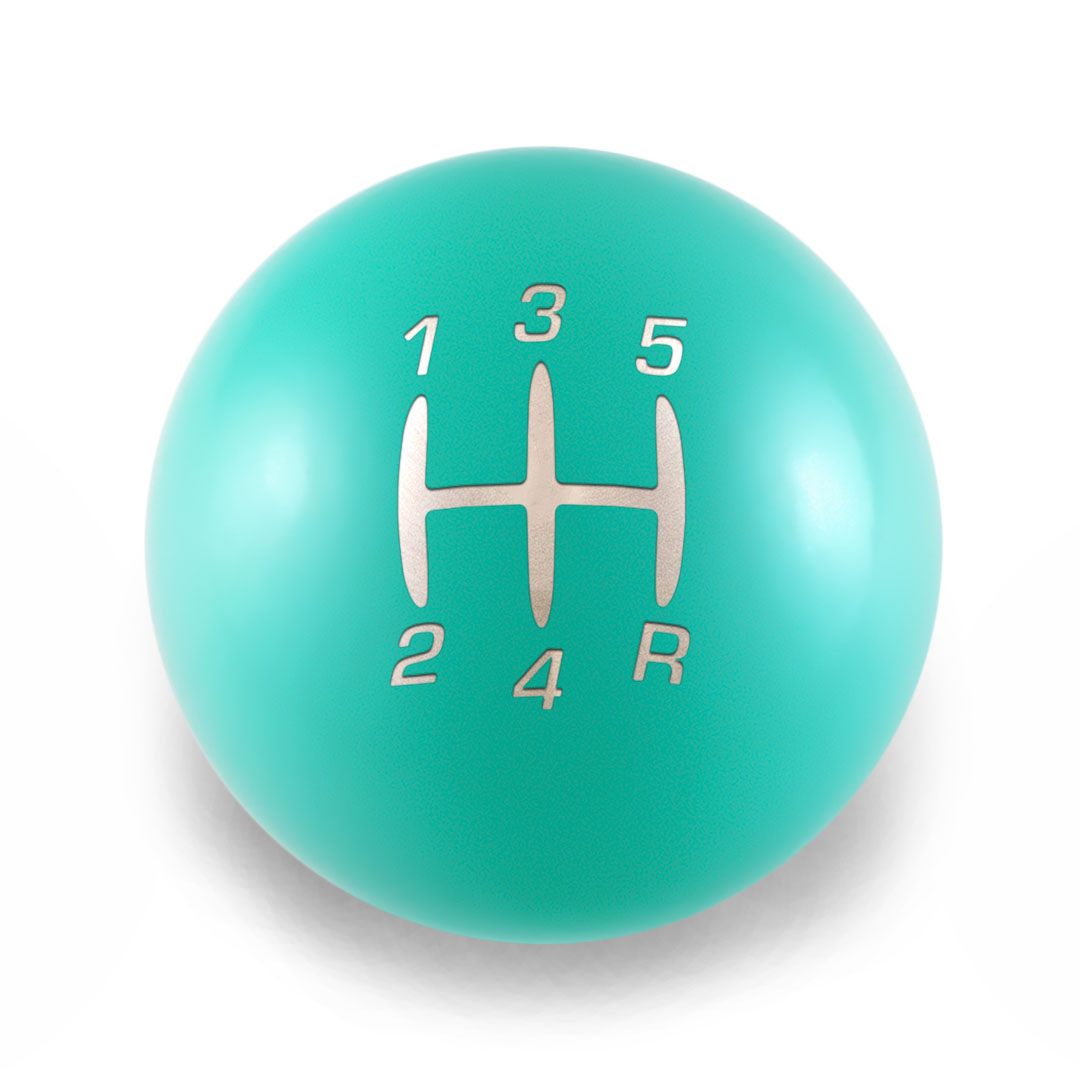 Billetworkz Weighted Shift Knob - 5 Speed Retro Engraving - Ford Mustang (2005-2010)