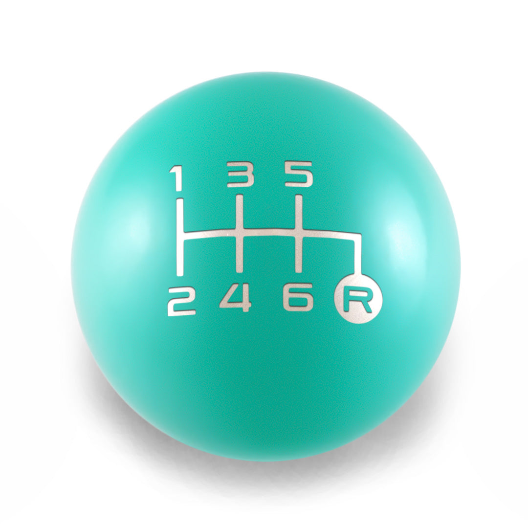 Billetworkz Weighted Shift Knob - 6 Speed JDM Type R w/Custom Number Engraving - Honda Type R