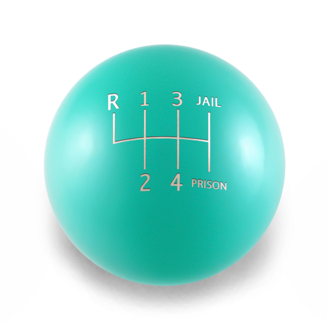 Billetworkz Weighted Shift Knob - 6-Speed Jail-Prison Engraving for BMW