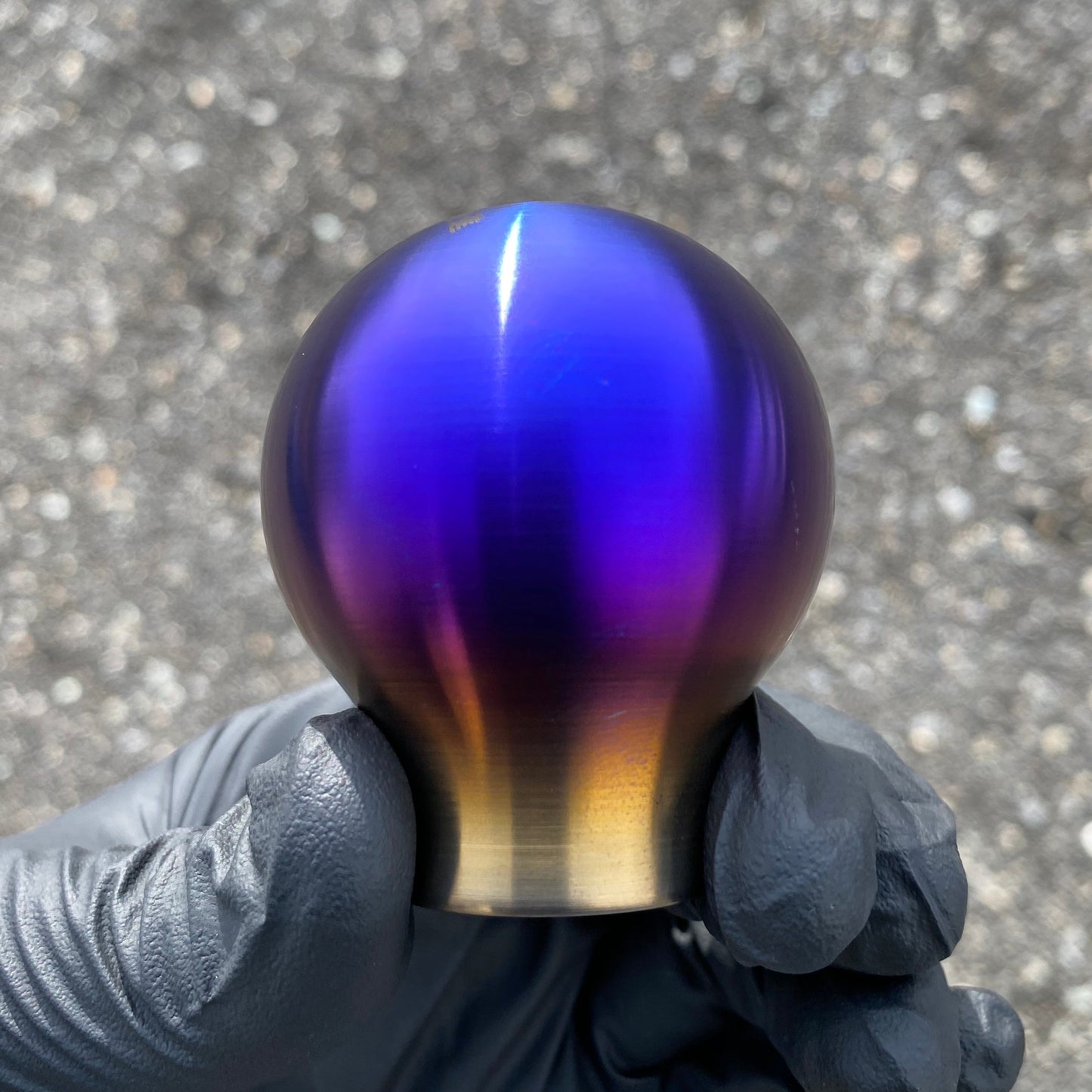 Billetworkz Titanium Torched Shift Knob - No Engraving - Ford Mustang (2015+)