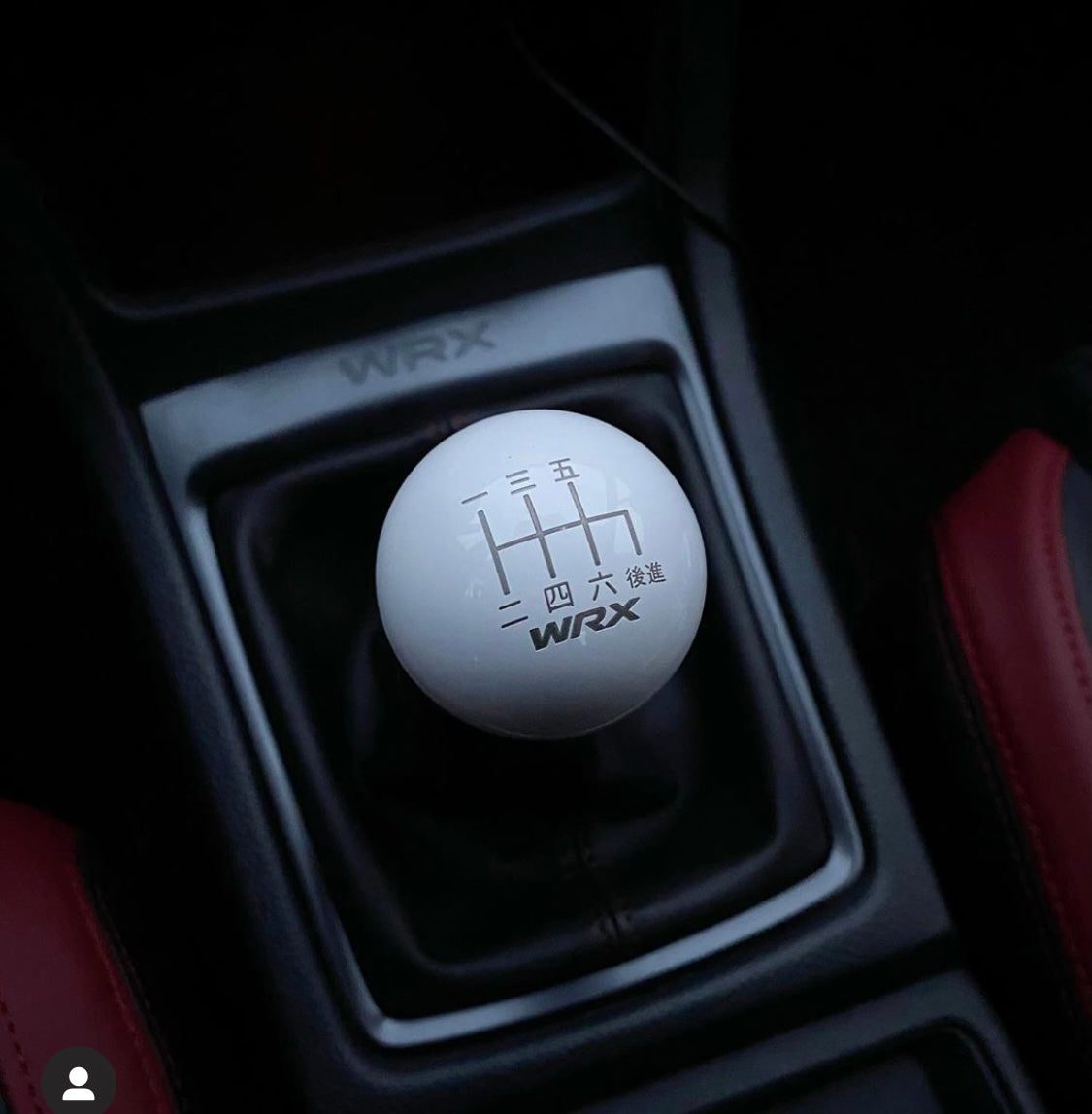 Billetworkz Weighted Shift Knob - 6 Speed WRX Japanese Engraving - Subaru WRX 2015-2025