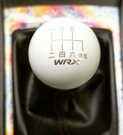 Billetworkz Weighted Shift Knob - 6 Speed WRX Japanese Engraving - Subaru WRX 2015-2025
