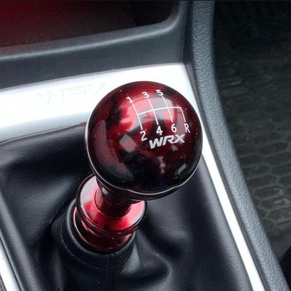 Billetworkz Cosmic Space Shift Knob - 6 Speed WRX Standard Engraving - Subaru WRX 2015-2025