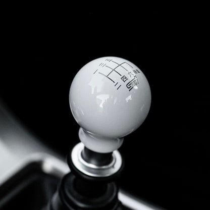 Billetworkz Weighted Shift Knob - 6 Speed STI Japanese Engraving - Subaru STI