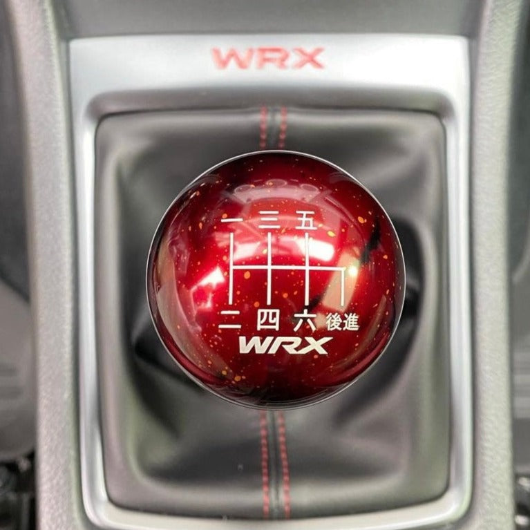 Billetworkz Cosmic Space Shift Knob - 6 Speed WRX Japanese Engraving - Subaru WRX 2015-2025