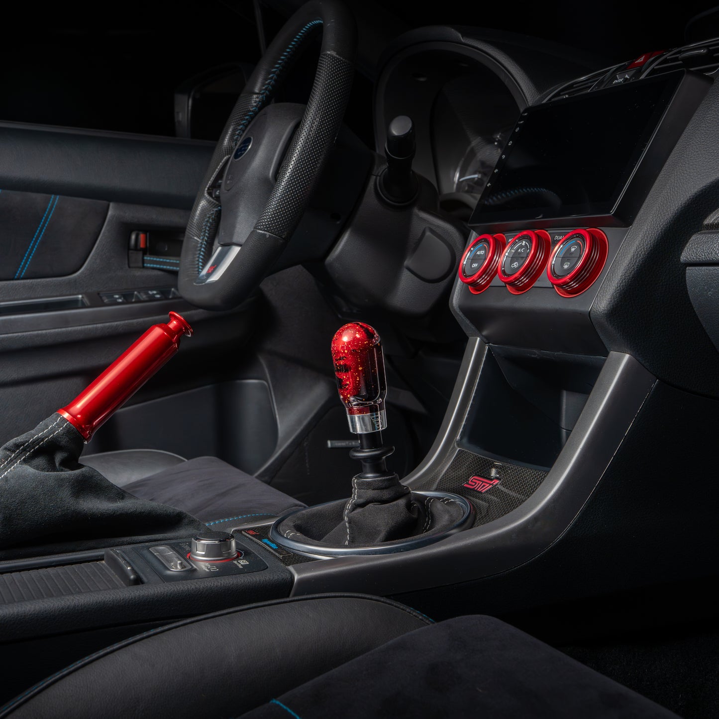 Billetworkz Interior Kit (Pro): E-Brake and Climate Control Kit & Hybrid - Subaru WRX 2015-2021