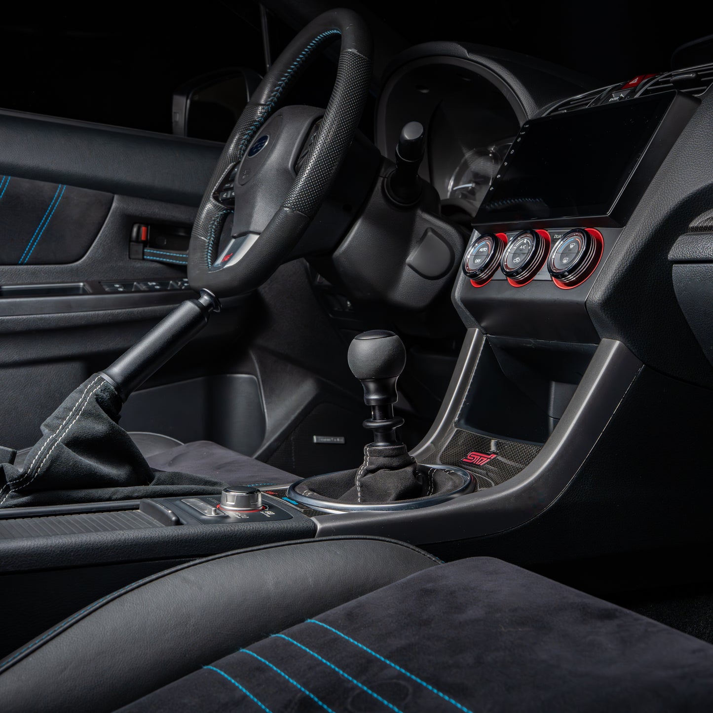 Billetworkz Interior Kit (Ultimate): E-Brake and Climate Control Kit & Fusion - Subaru WRX 2015-2021