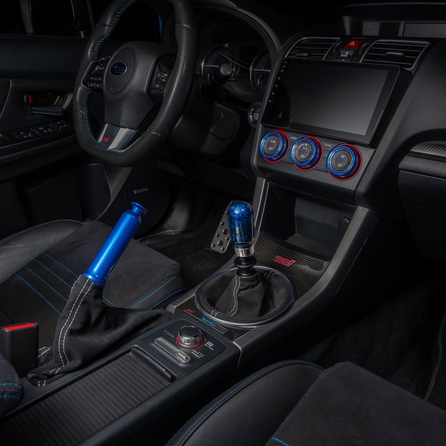 Billetworkz Interior Kit (Pro): E-Brake and Climate Control Kit & Hybrid - Subaru WRX 2015-2021