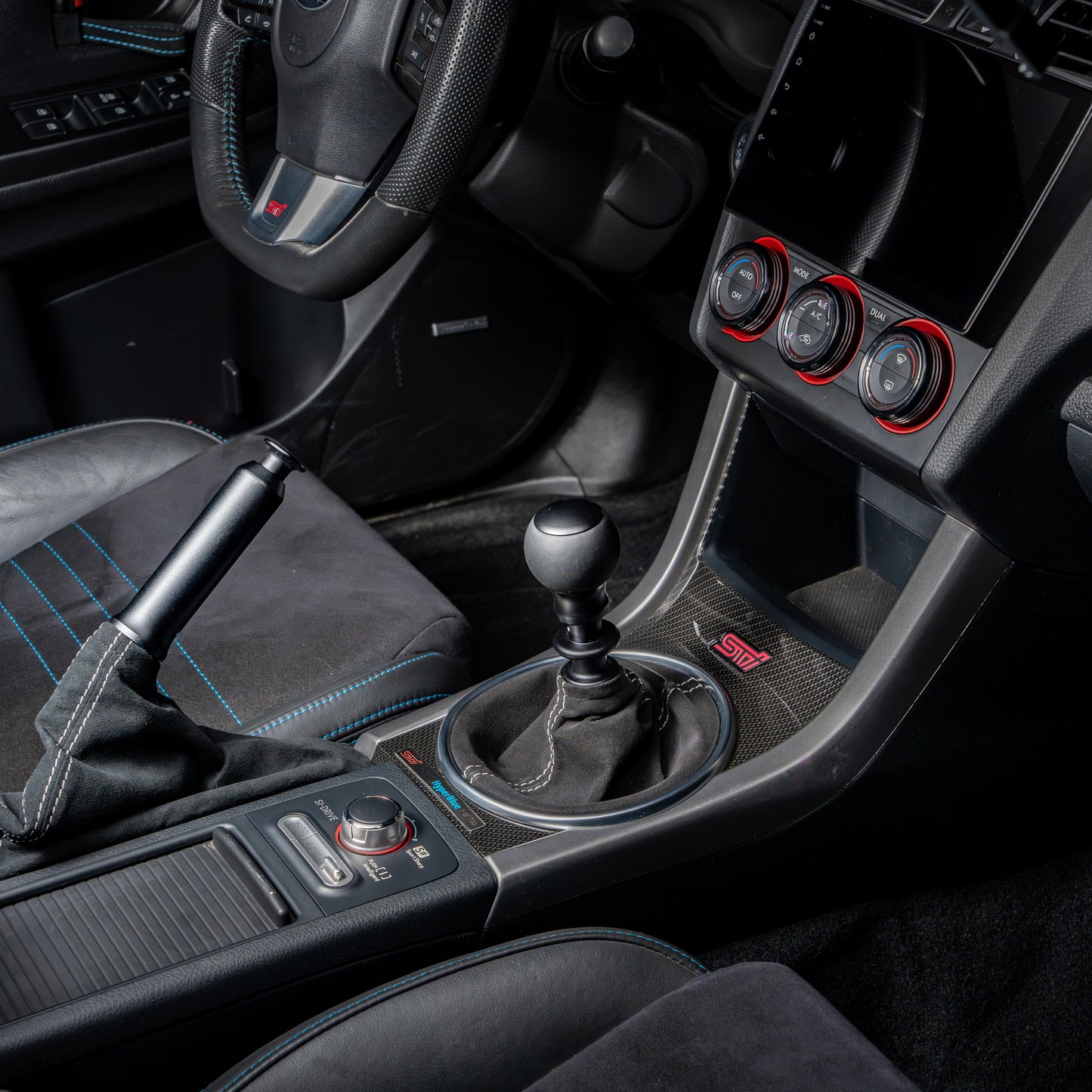 Billetworkz Interior Kit (Ultimate): E-Brake and Climate Control Kit & Fusion - Subaru WRX 2015-2021