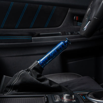 Billetworkz Alcantara Kit (Ultimate): Shift Knob, Shift Boot, E-Brake Boot Kit, and Door Pull Straps (2 Sets) - Subaru WRX 2022+
