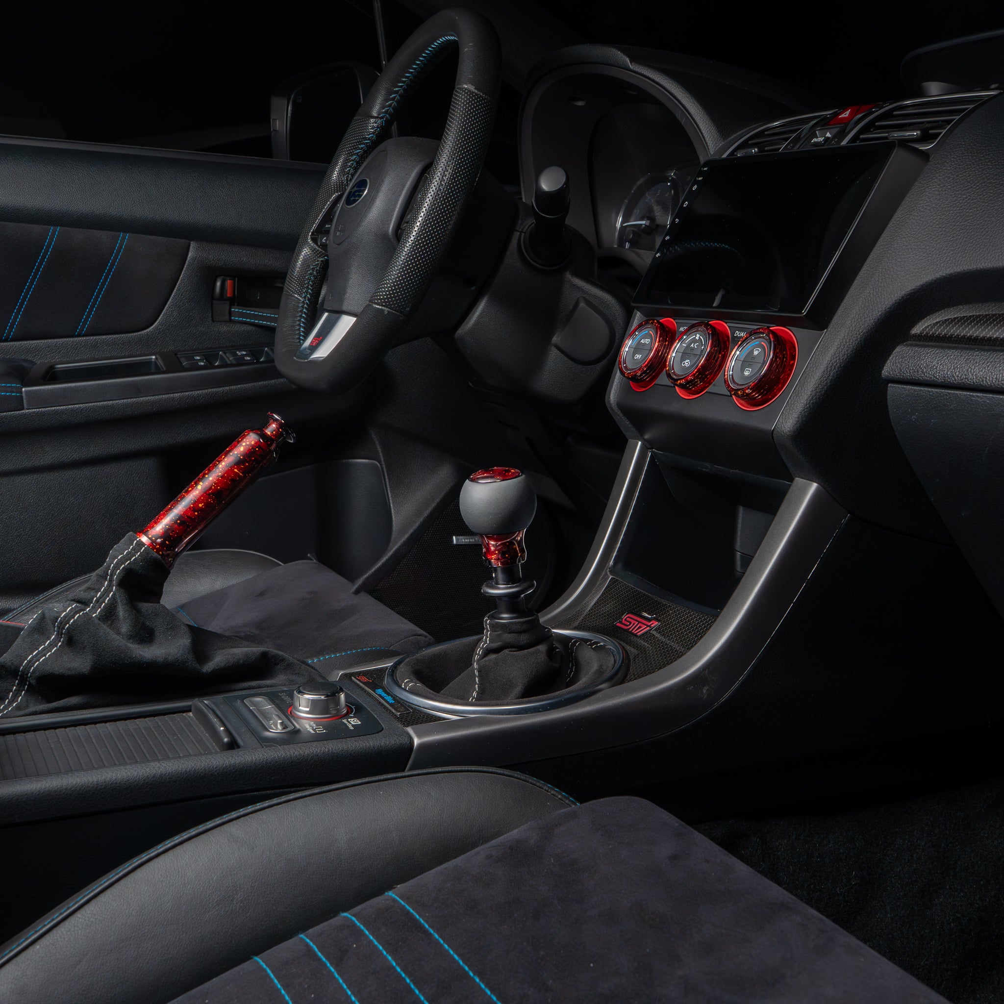 インディr&b. j-funk breakthru Billetworkz Interior Kit (Ultimate): E-Brake and Climate Control