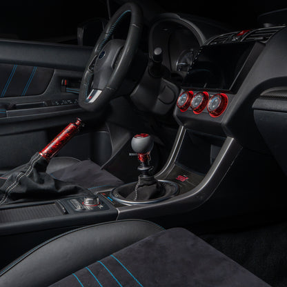 Billetworkz Interior Kit (Ultimate): E-Brake and Climate Control Kit & Fusion - Subaru WRX 2015-2021