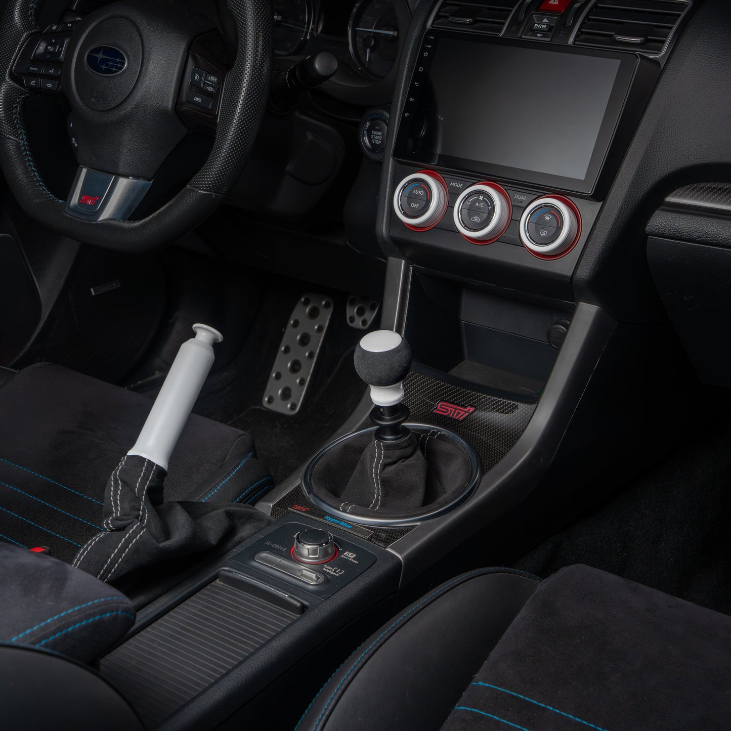 Billetworkz Interior Kit (Ultimate): E-Brake and Climate Control Kit & Fusion - Subaru WRX 2015-2021