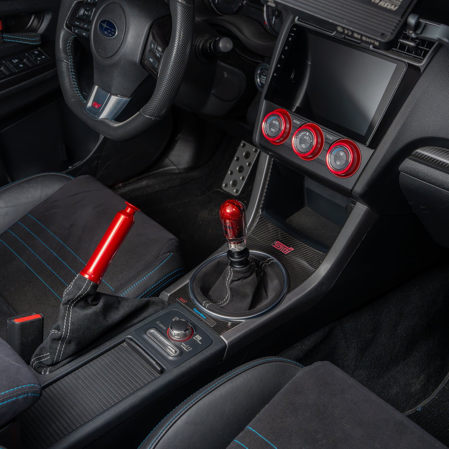 Billetworkz Interior Kit (Pro): E-Brake and Climate Control Kit & Hybrid - Subaru WRX 2015-2021