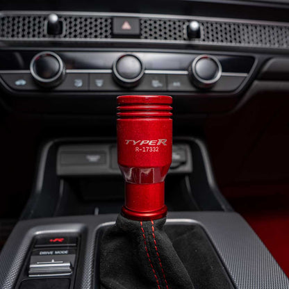 Billetworkz Weighted Shift Knob - 6 Speed JDM Type R w/Custom Number Engraving - Honda Type R