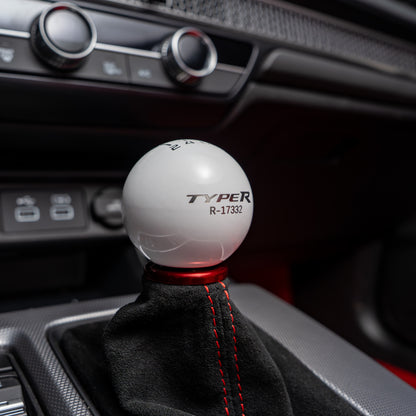 Billetworkz Weighted Shift Knob - 6 Speed JDM Type R w/Custom Number Engraving - Honda Type R