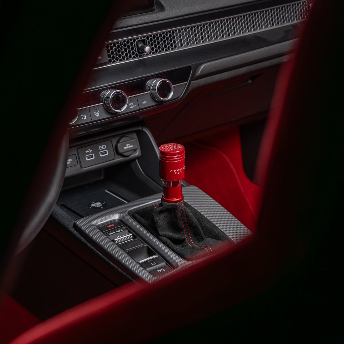 Billetworkz Weighted Shift Knob - 6 Speed JDM Type R w/Custom Number Engraving - Honda Type R