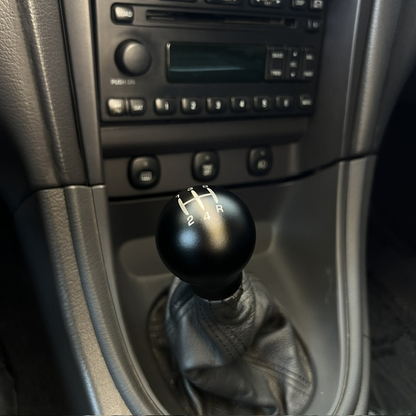 Billetworkz Weighted Shift Knob - 5 Speed Retro Engraving - Ford Mustang (1979-2004)