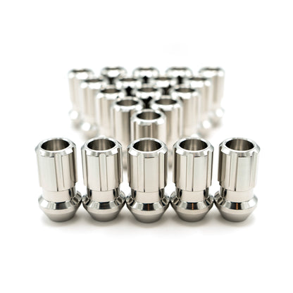 Billetworkz Premium Titanium Lug Nuts – 20 or 24‑Piece Set (Brushed or Torched)