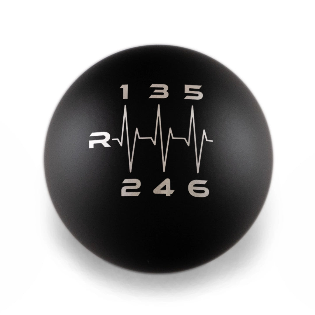 6 Speed Heartbeat Engraving - Weighted - 6 Speed Volkswagen Fitment