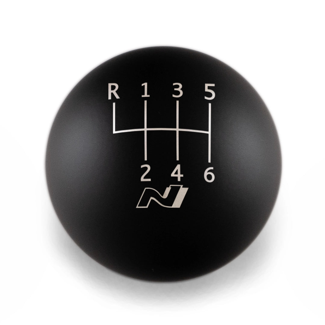 Billetworkz Weighted Shift Knob - 6-Speed Standard and N Engraving for Veloster / Elantra 6-Speed (2019+)
