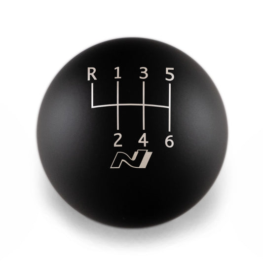 Billetworkz Weighted Shift Knob - 6-Speed Standard and N Engraving for Hyundai Veloster N / Elantra N 6-Speed (2019+)