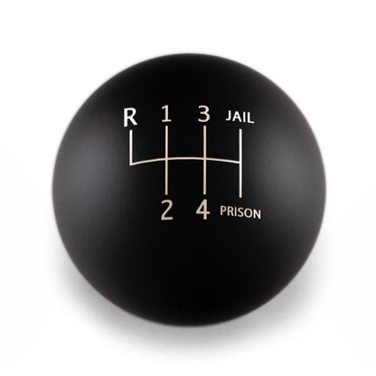 Billetworkz Weighted Shift Knob - 6-Speed Jail-Prison Engraving for BMW