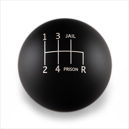 Billetworkz Weighted Shift Knob - 6 Speed Jail-Prison Engraving - Subaru WRX 2015-2025